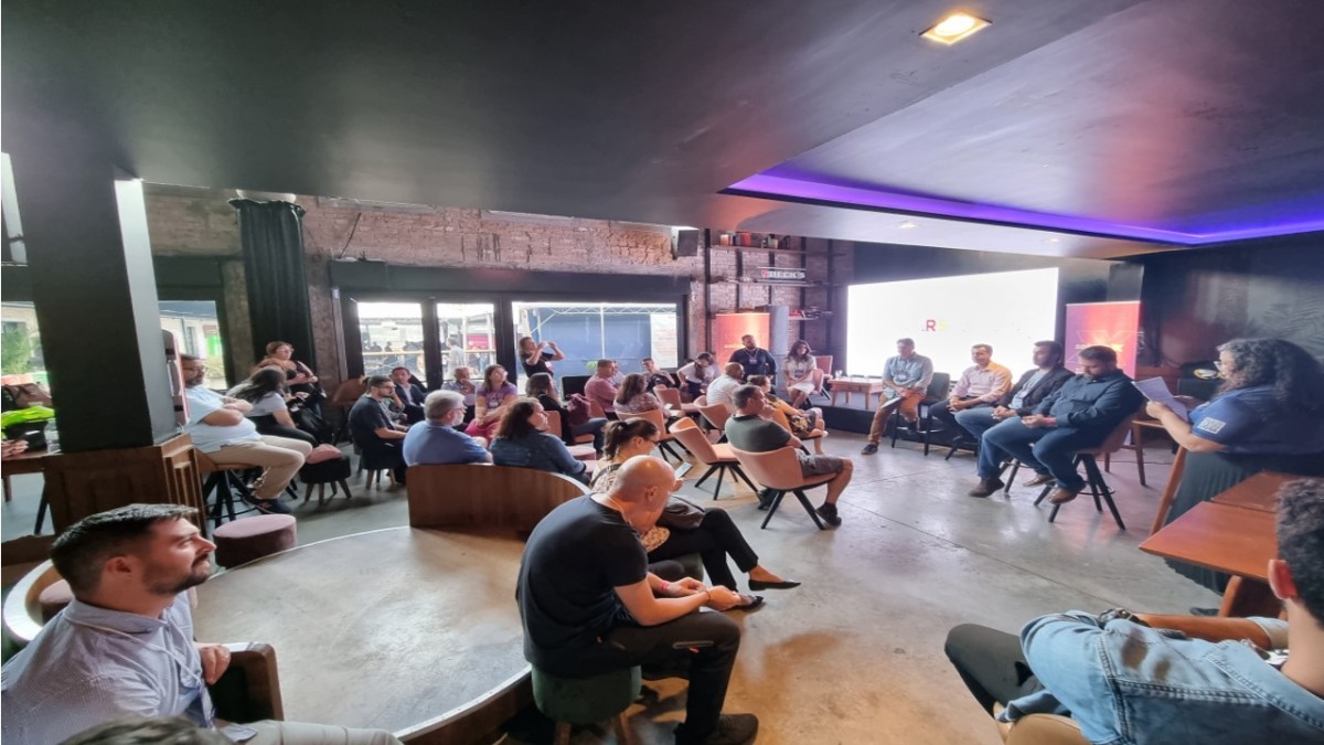 Reunião no evento